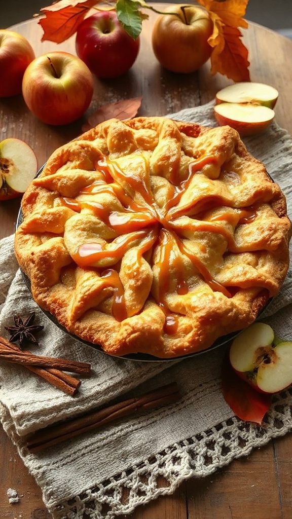 decadent salted caramel pie