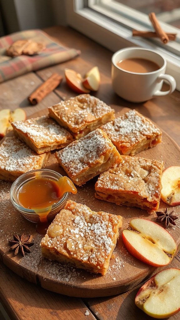 delicious apple blondie pairings