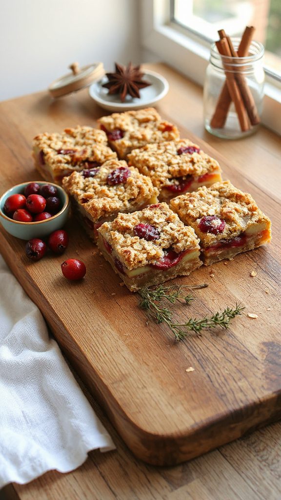delicious apple cranberry bars