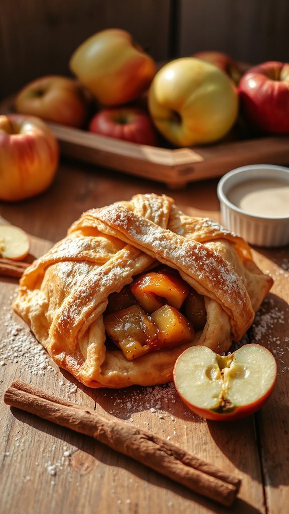 delicious apple filled pastries