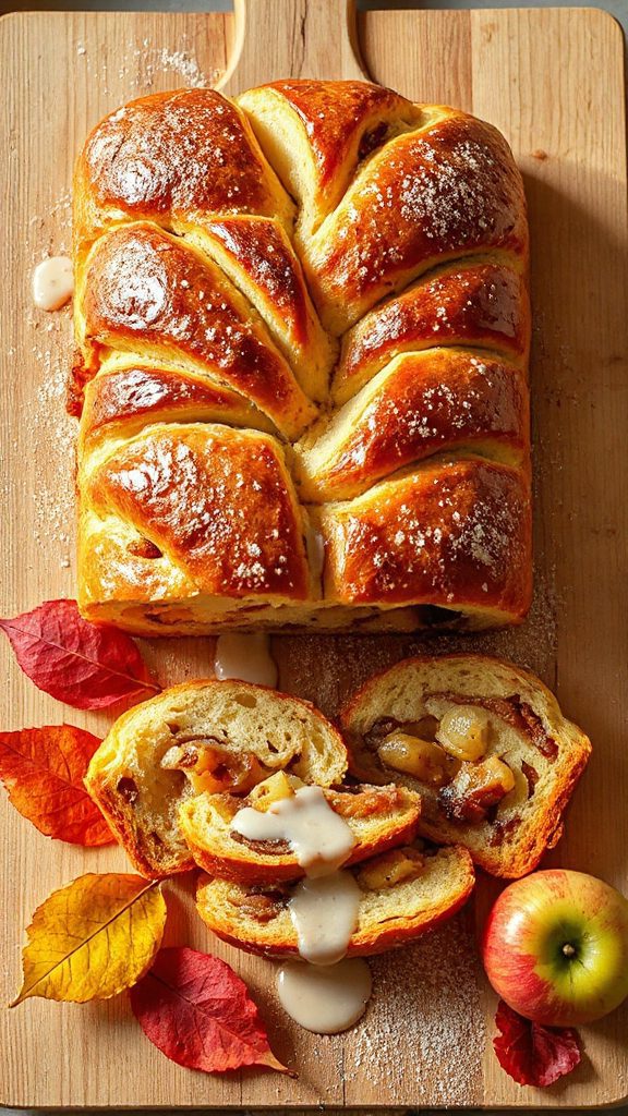 delicious apple fritter bread