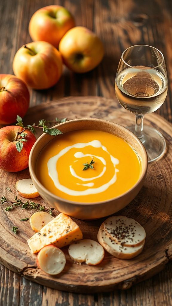 delicious apple parsnip soup