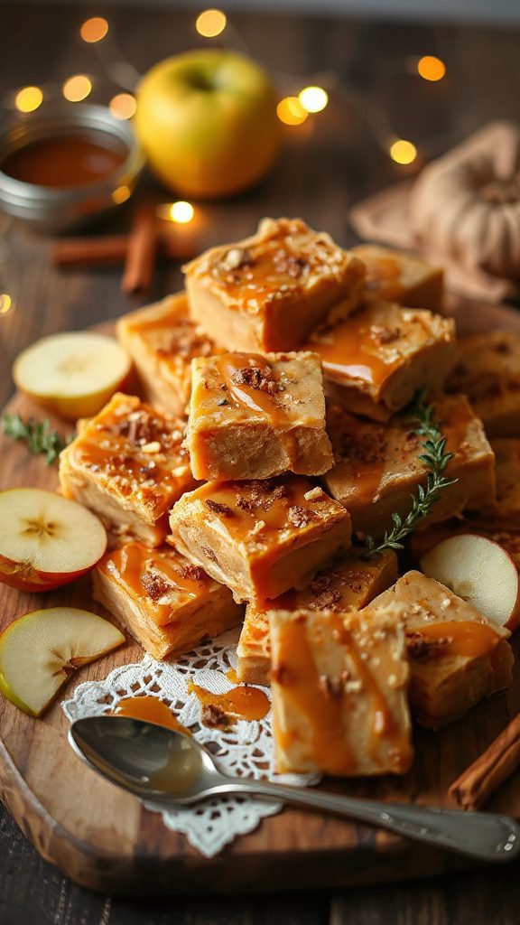 delicious caramel apple fudge