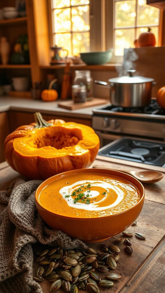 delicious comforting pumpkin soup