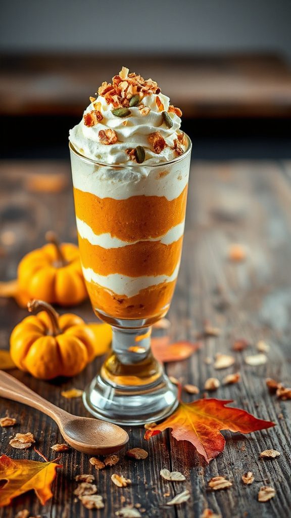 delicious fall dessert parfait