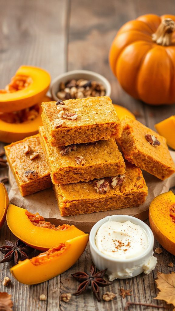 delicious gluten free pumpkin bars