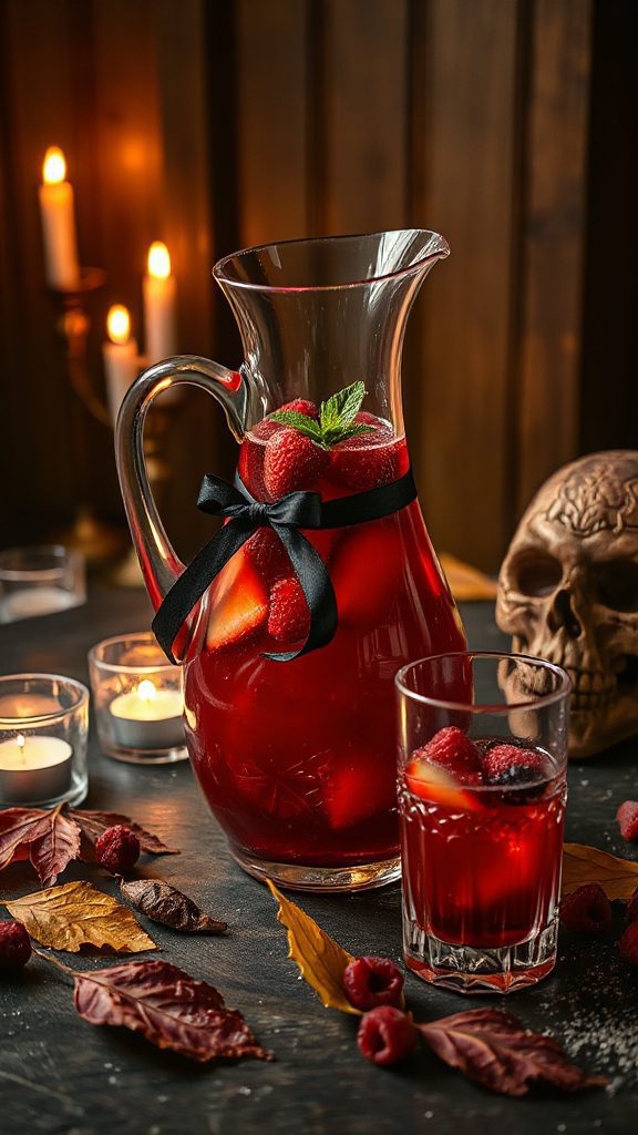 delicious halloween berry drink