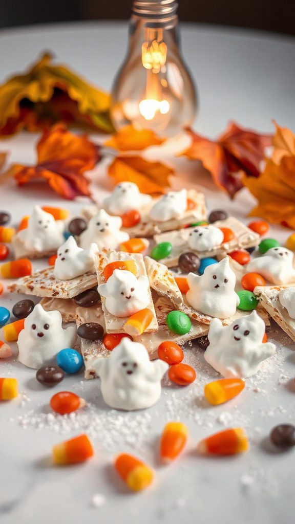 delicious halloween chocolate bark