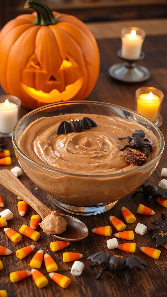 delicious halloween peanut butter dip