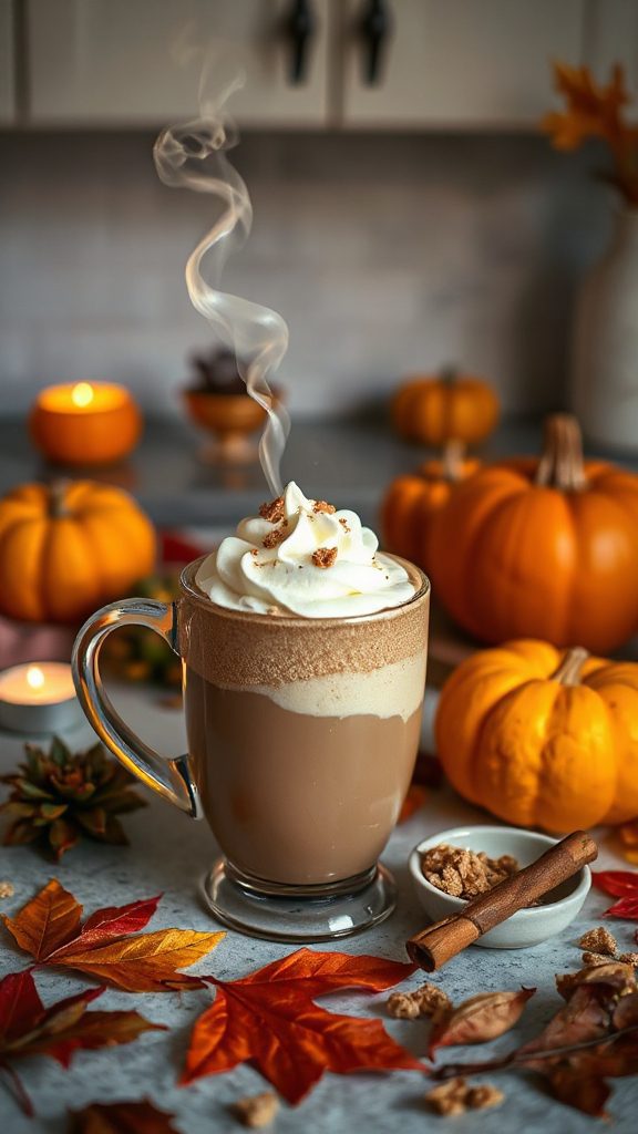 delicious halloween white mocha