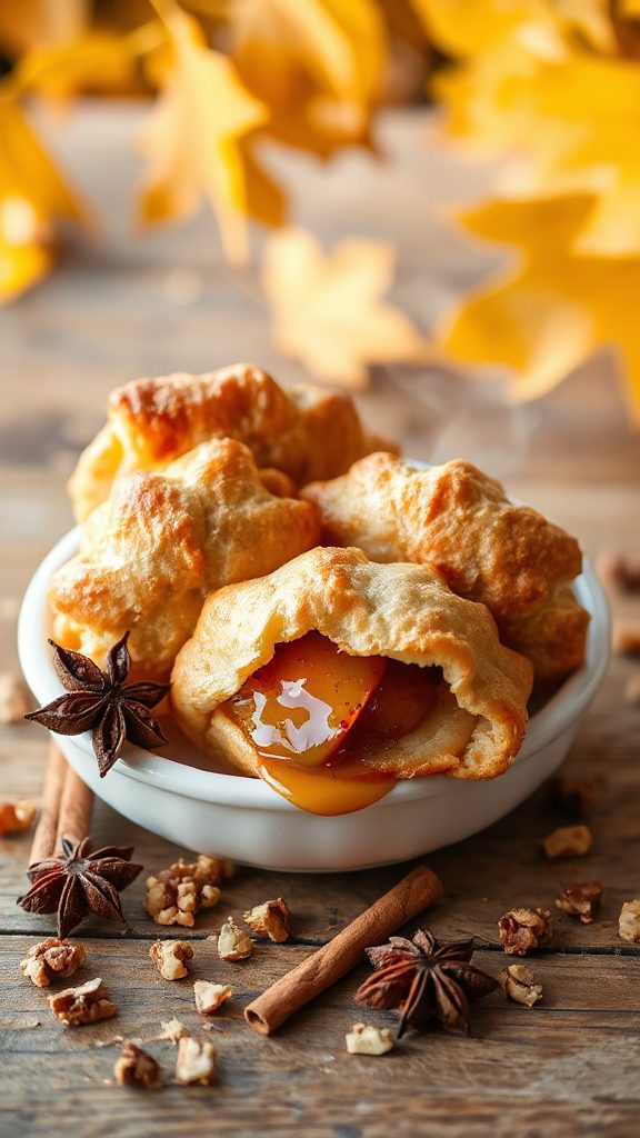 delicious maple apple pastries