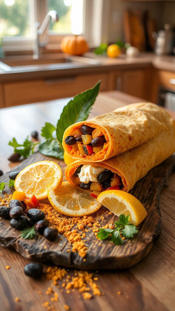 delicious plant based wrap