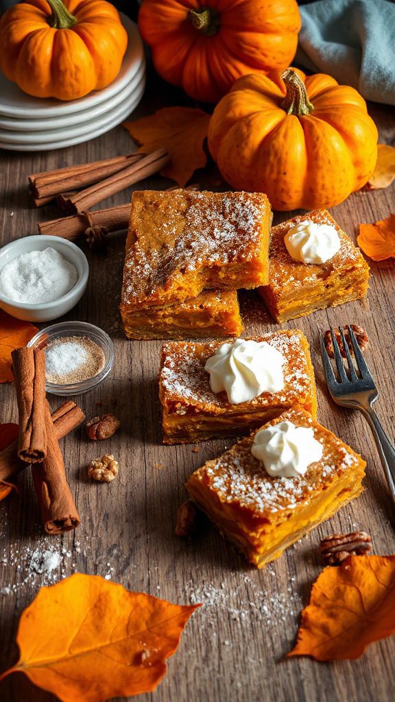 delicious pumpkin pie bars