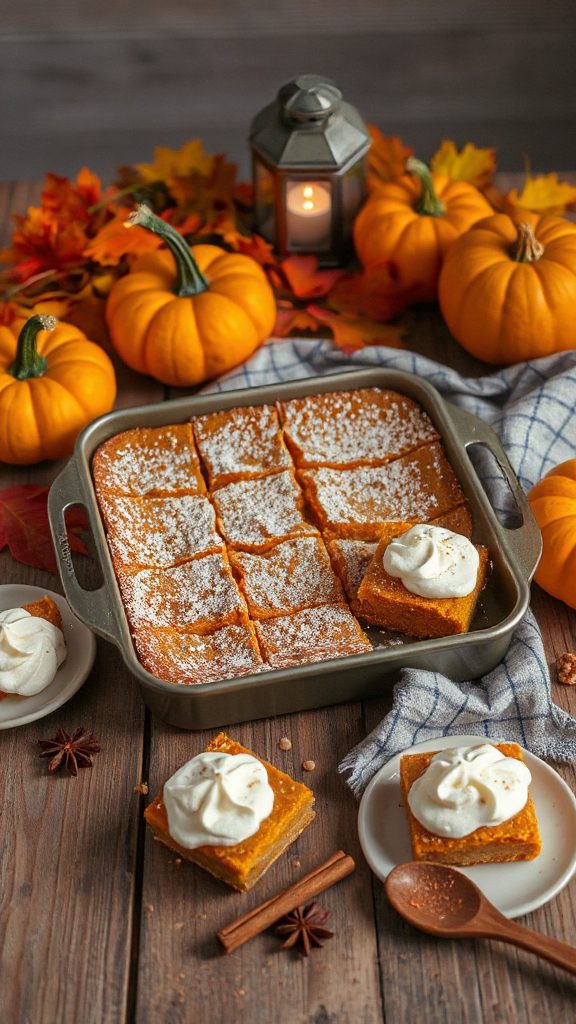 delicious pumpkin spice bars