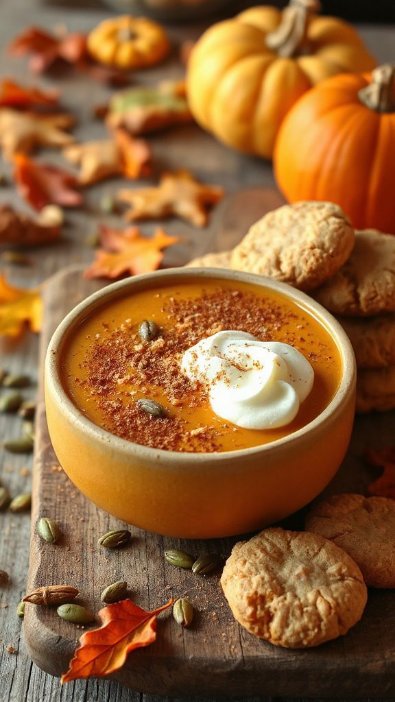 delicious pumpkin spice smoothie