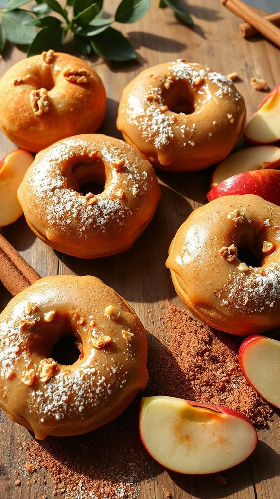 delicious vegan apple donuts