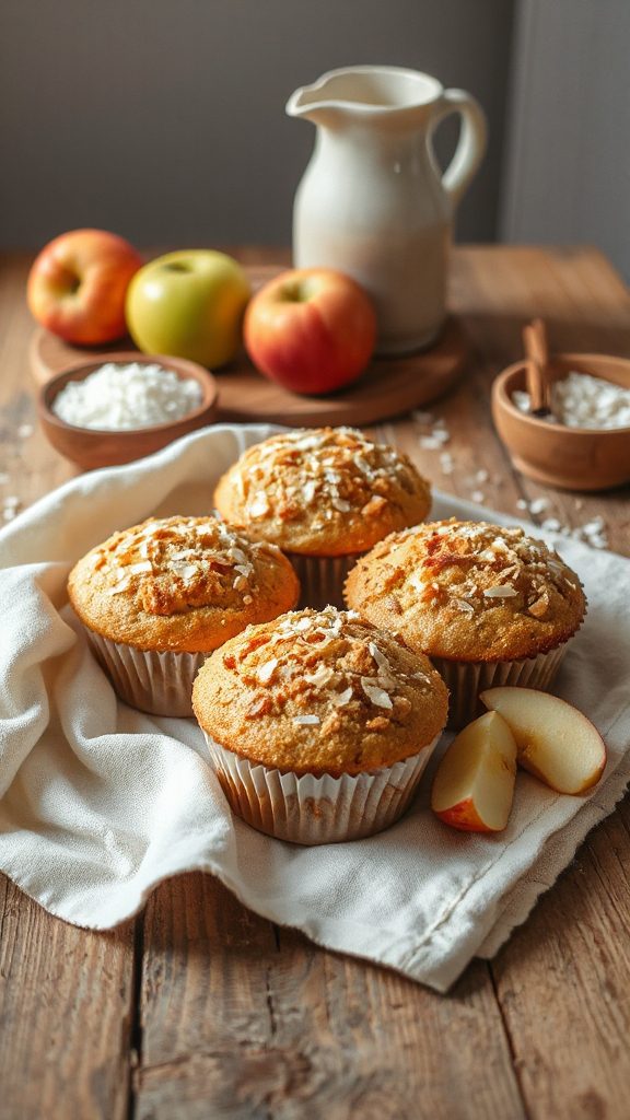delicious vegan apple muffins