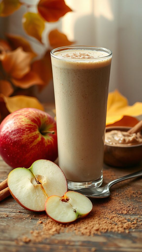 delightful apple peanut smoothie