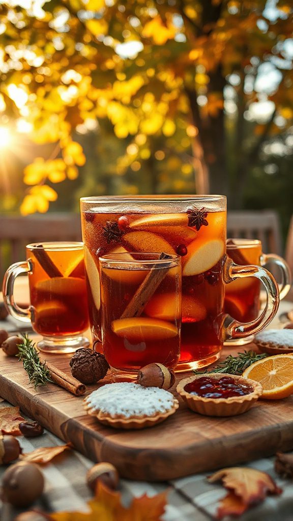 delightful fall cider punch