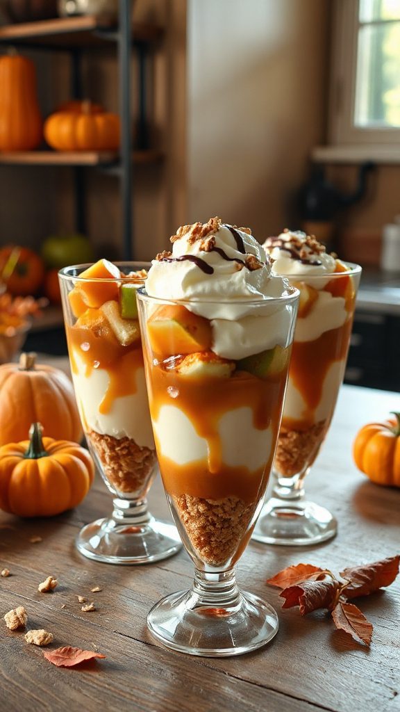 delightful fall dessert parfaits