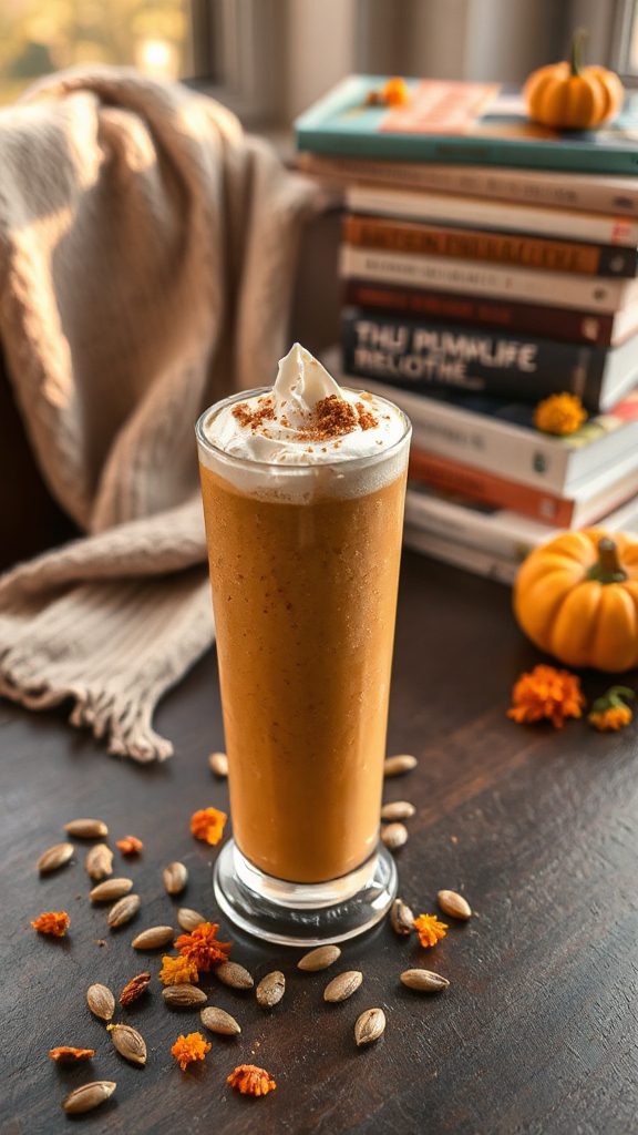delightful pumpkin banana smoothie