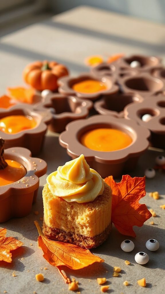 delightful pumpkin cheesecake bites