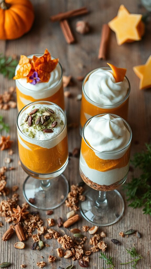 delightful pumpkin coconut parfait