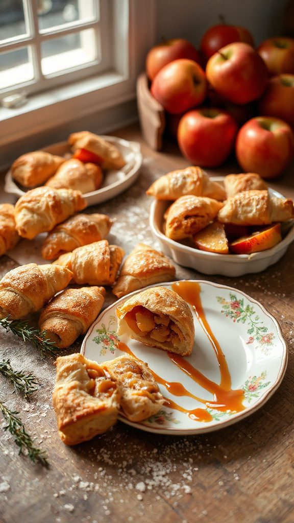 easy apple pie rolls