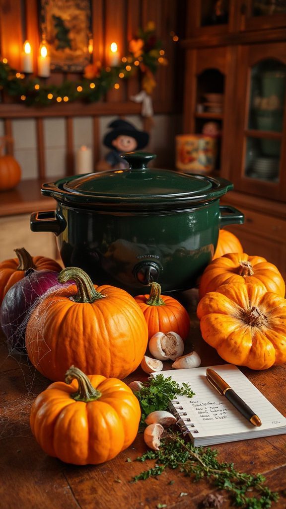 eerie creamy pumpkin soup
