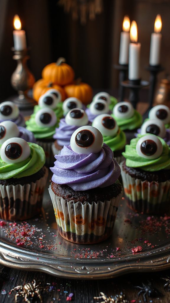 eerie eyeball cupcakes delight