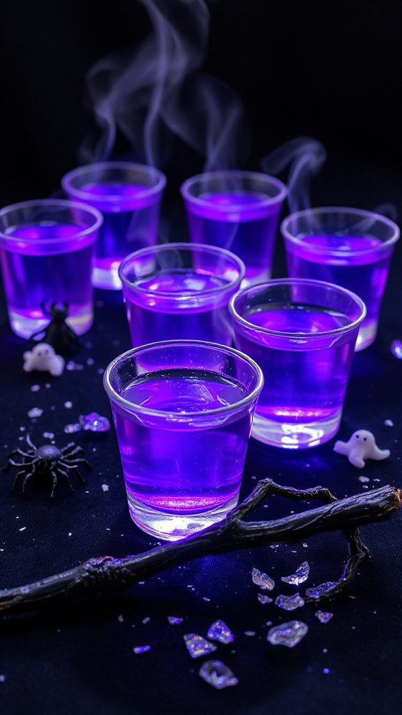 eerie grape vodka jello shots