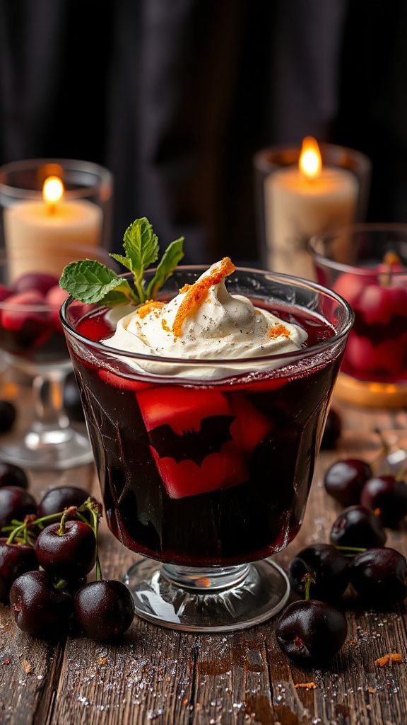 enchanting halloween cherry punch