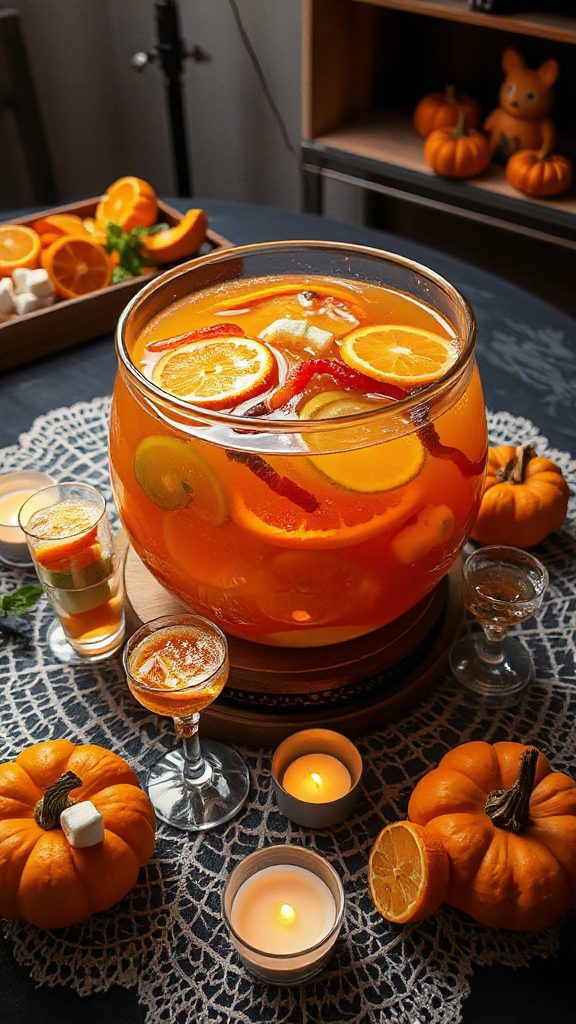 enchanting halloween fruity drink