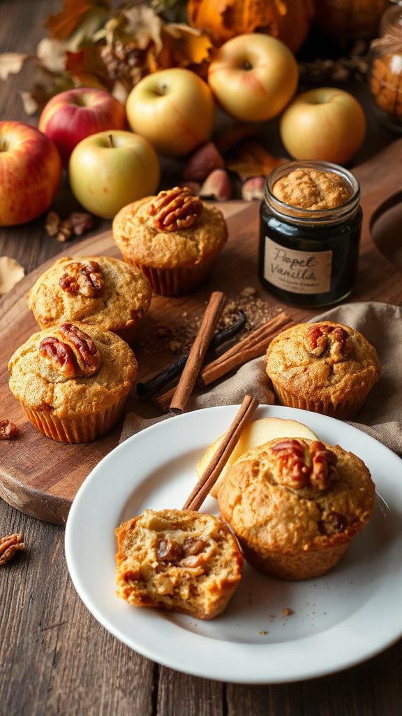 enhance muffins with vanilla