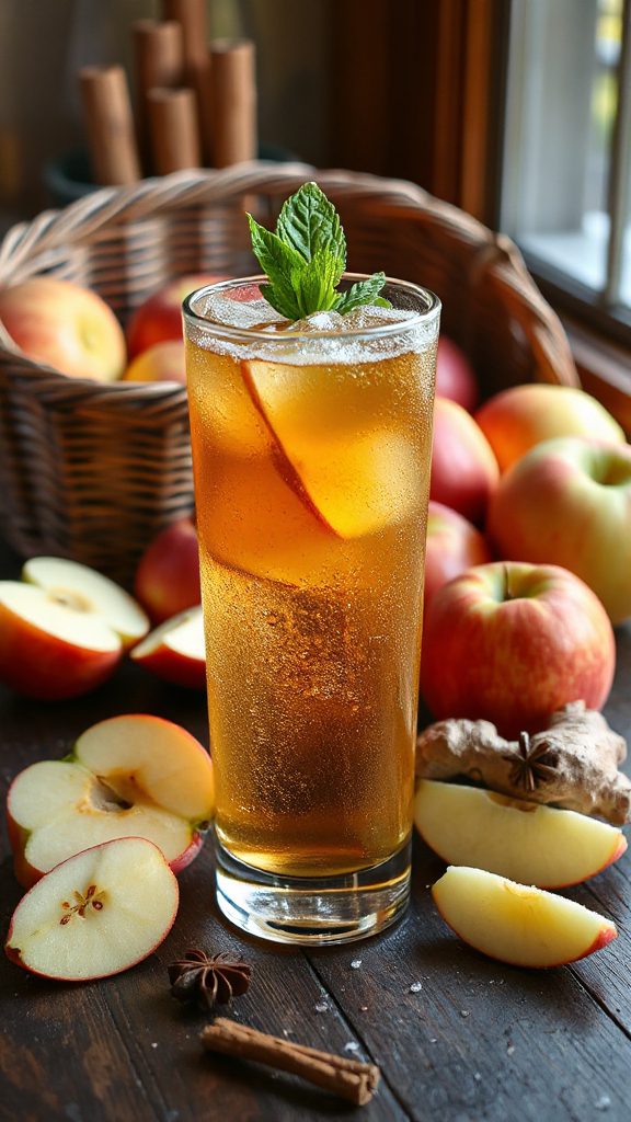 fall inspired apple cider cocktail