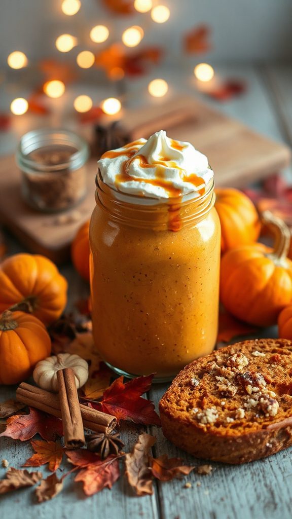 fall spiced pumpkin smoothie recipe