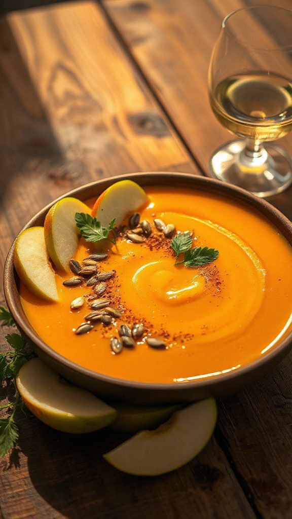fennel infused apple soup