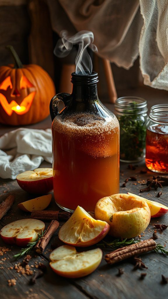 fermented autumn apple cider
