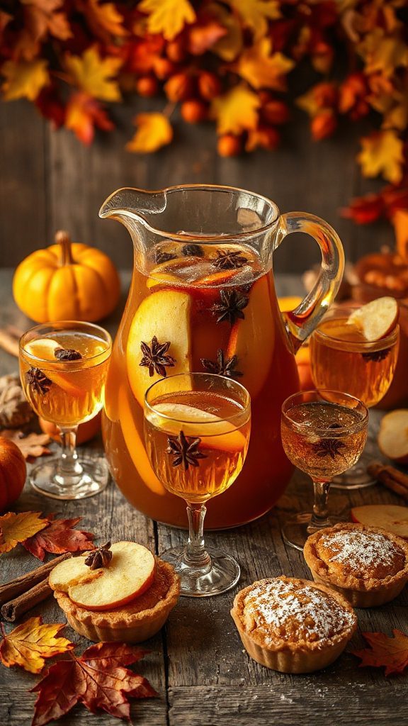 festive apple pie cocktail