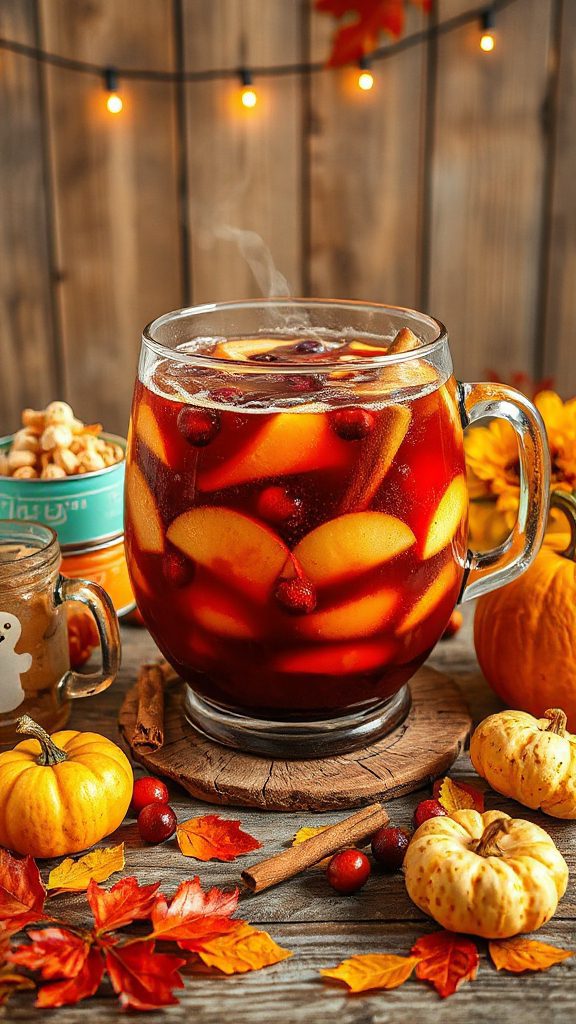festive autumn apple punch