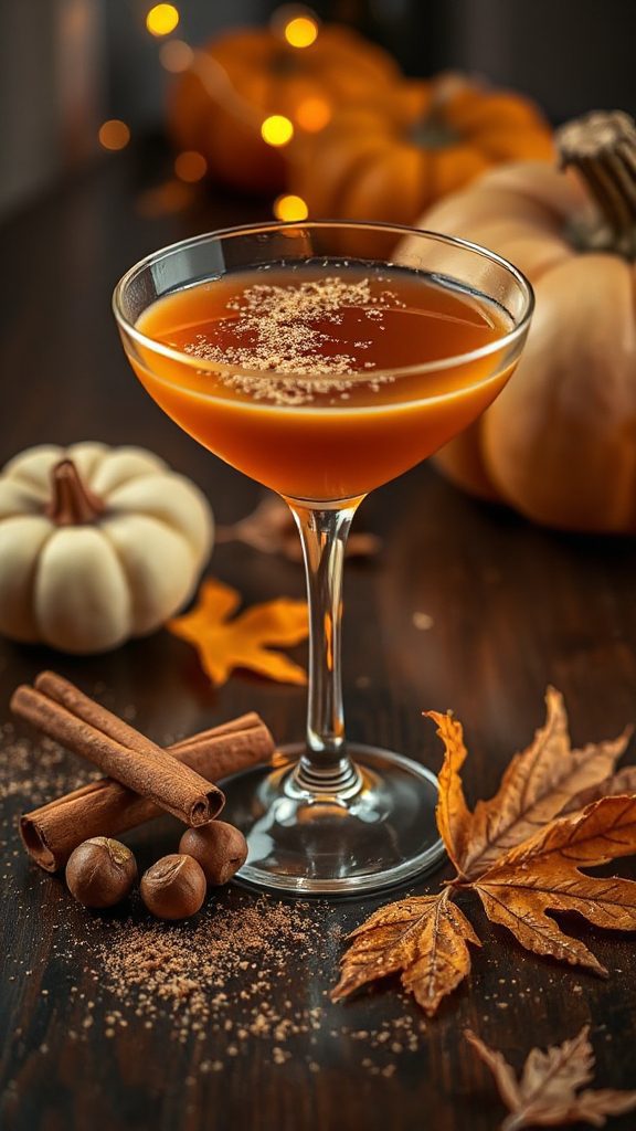 festive autumn cocktail recipe