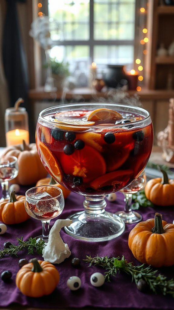 festive autumn halloween punch