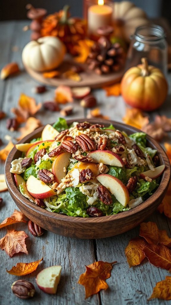 festive crunchy apple slaw