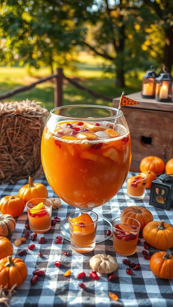 festive fall pumpkin punch