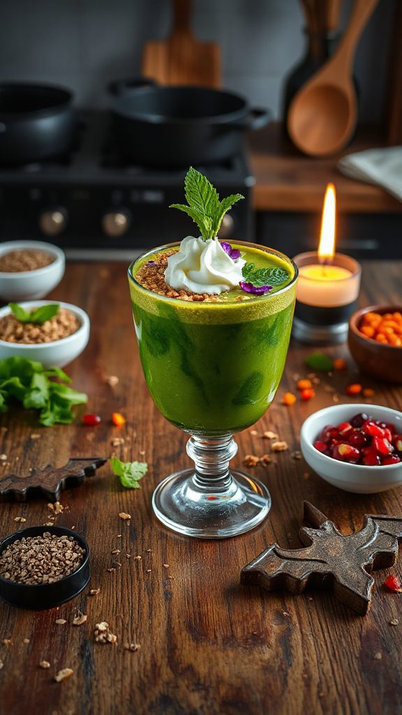 festive green smoothie recipe
