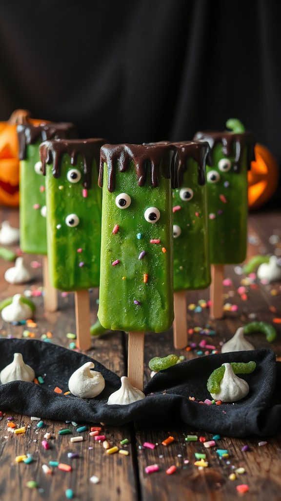 festive halloween cakesicles recipe