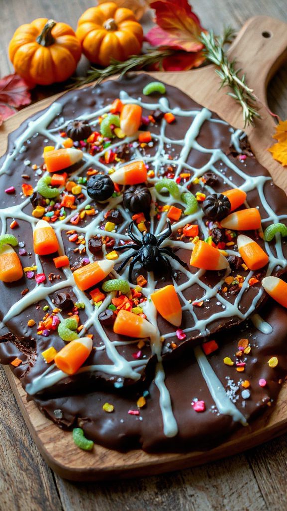festive halloween chocolate treat
