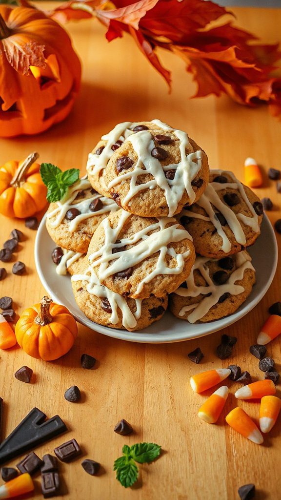 festive halloween cookie treats