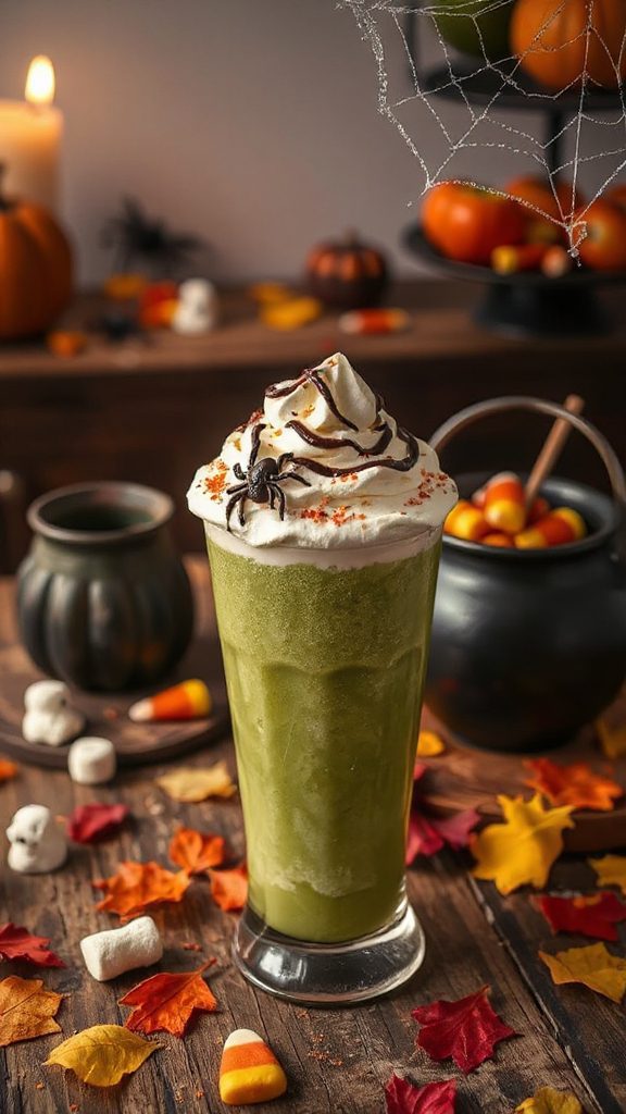 festive halloween frappuccino delight