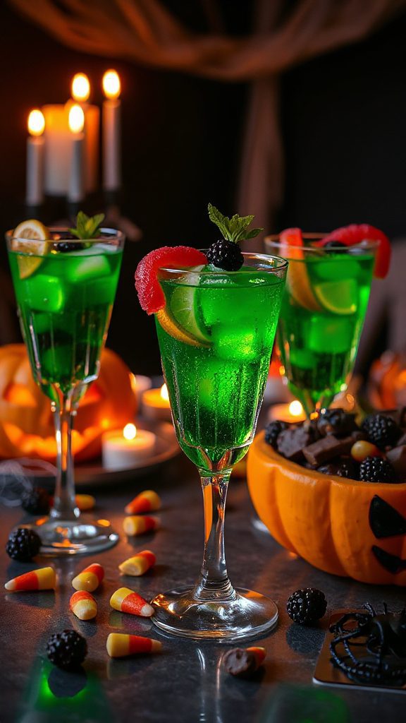 festive halloween mocktail recipe